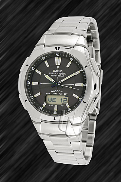 Casio Wave Ceptor-Tough SOLAR FUNKUHR,WVA-620DE-1A-FUNK