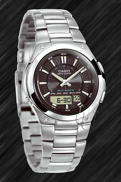 Casio SOLAR FUNKUHR,WVA-M150D, Saphirglas